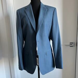 SuitShop Light Blue Slim Jacket Mens 38 Regular